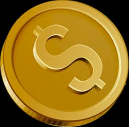 Large coin decoration